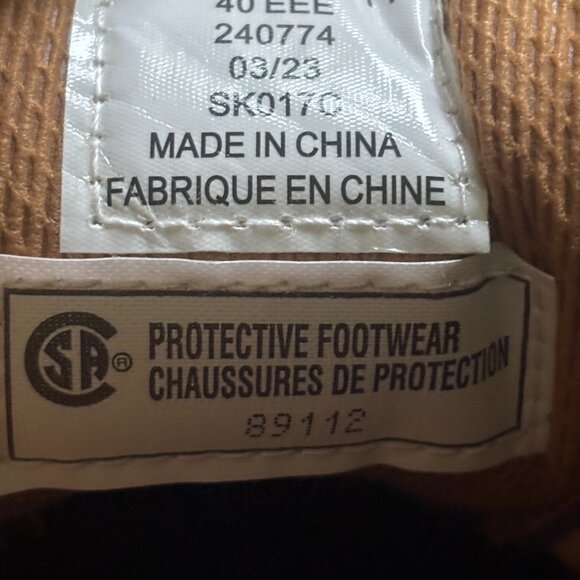 Women's Sidewinder Steel Toe Boots Size 40 (approx. Women's 9) - Picture 2 of 5